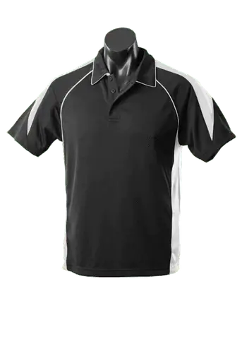 Aussie Pacific Premier Kids Polo Shirt 3301 Casual Wear Aussie Pacific Black/White 6